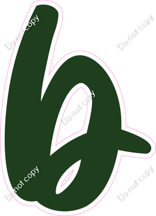 CU 23.5" Individuals - Flat Hunter Green b