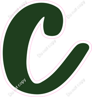 CU 23.5" Individuals - Flat Hunter Green c