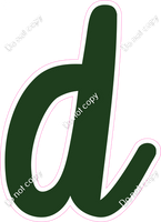 CU 23.5" Individuals - Flat Hunter Green d