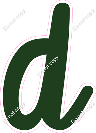 CU 23.5" Individuals - Flat Hunter Green d