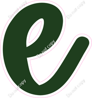 CU 23.5" Individuals - Flat Hunter Green e