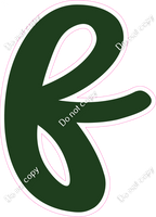 CU 23.5" Individuals - Flat Hunter Green f