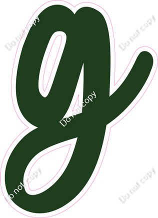 CU 23.5" Individuals - Flat Hunter Green g