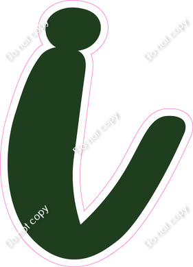 CU 23.5" Individuals - Flat Hunter Green i