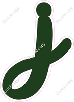 CU 23.5" Individuals - Flat Hunter Green j