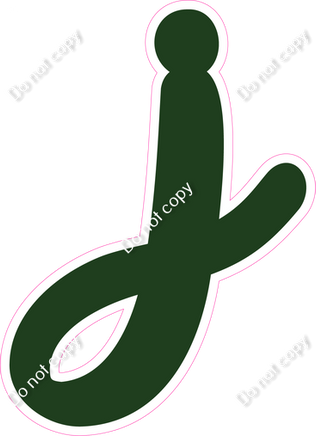 CU 23.5" Individuals - Flat Hunter Green j