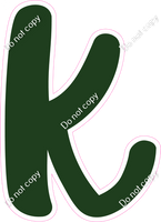 CU 23.5" Individuals - Flat Hunter Green k