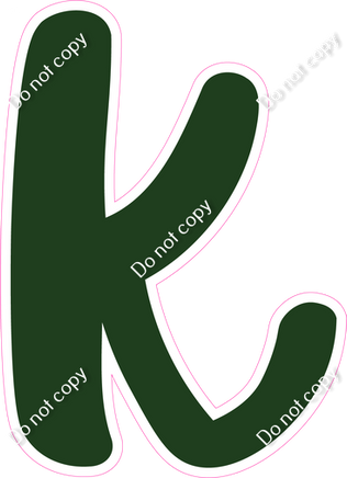 CU 23.5" Individuals - Flat Hunter Green k