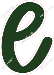 CU 23.5" Individuals - Flat Hunter Green l