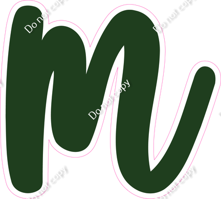 CU 23.5" Individuals - Flat Hunter Green m