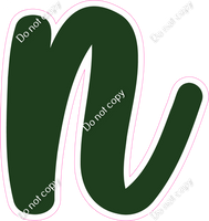 CU 23.5" Individuals - Flat Hunter Green n