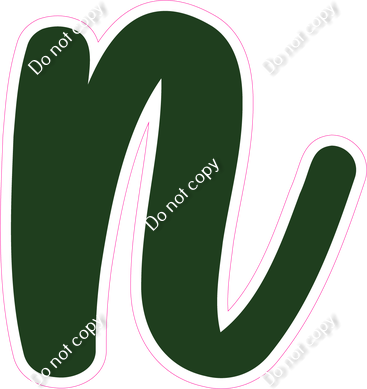 CU 23.5" Individuals - Flat Hunter Green n