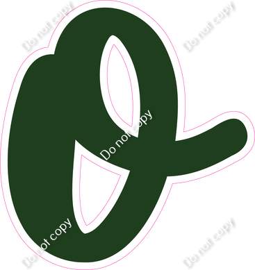 CU 23.5" Individuals - Flat Hunter Green o