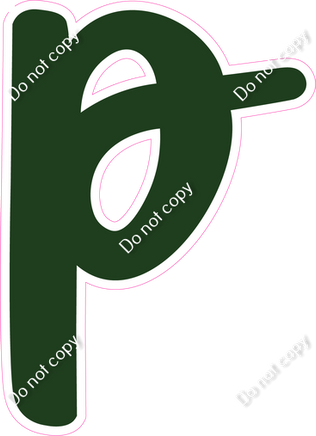 CU 23.5" Individuals - Flat Hunter Green p