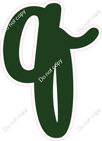 CU 23.5" Individuals - Flat Hunter Green q