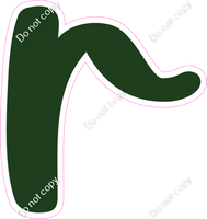 CU 23.5" Individuals - Flat Hunter Green r