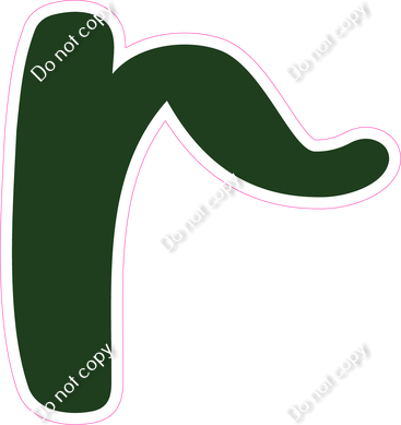 CU 23.5" Individuals - Flat Hunter Green r