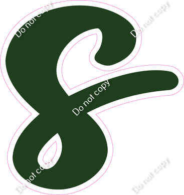 CU 23.5" Individuals - Flat Hunter Green s