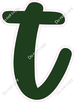 CU 23.5" Individuals - Flat Hunter Green t