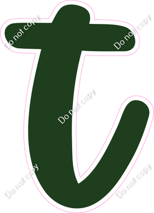 CU 23.5" Individuals - Flat Hunter Green t