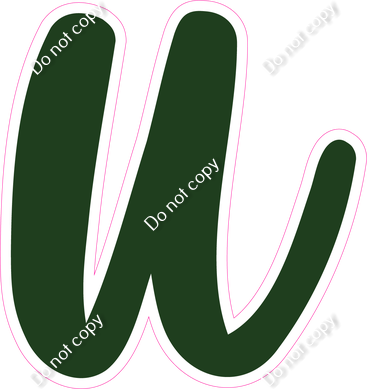 CU 23.5" Individuals - Flat Hunter Green u