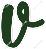 CU 23.5" Individuals - Flat Hunter Green v