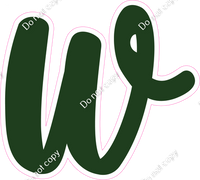 CU 23.5" Individuals - Flat Hunter Green w