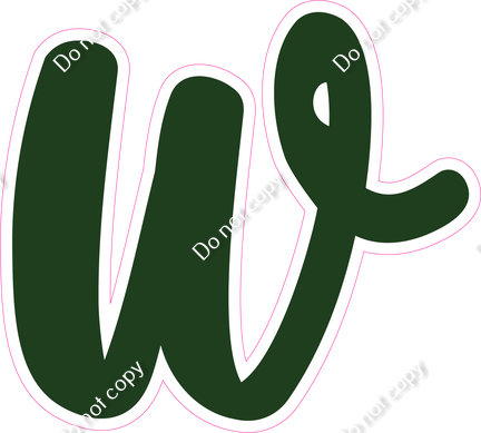 CU 23.5" Individuals - Flat Hunter Green w