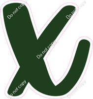 CU 23.5" Individuals - Flat Hunter Green x