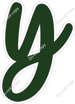 CU 23.5" Individuals - Flat Hunter Green y