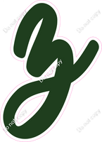 CU 23.5" Individuals - Flat Hunter Green z