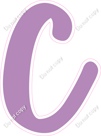 CU 23.5" Individuals - Flat Lavender C