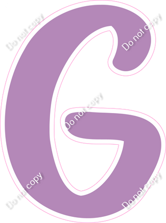 CU 23.5" Individuals - Flat Lavender G