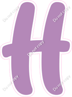 CU 23.5" Individuals - Flat Lavender H