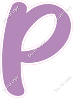 CU 23.5" Individuals - Flat Lavender P