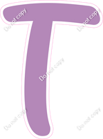 CU 23.5" Individuals - Flat Lavender T