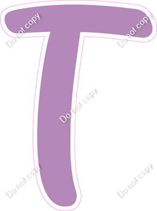 CU 23.5" Individuals - Flat Lavender T