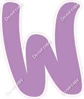 CU 23.5" Individuals - Flat Lavender W