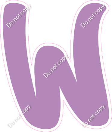 CU 23.5" Individuals - Flat Lavender W