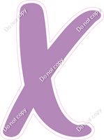 CU 23.5" Individuals - Flat Lavender X