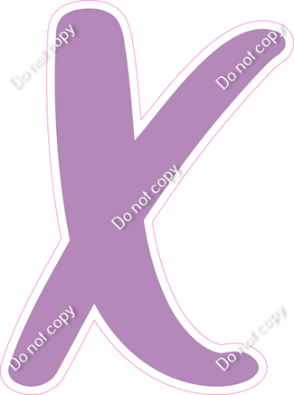 CU 23.5" Individuals - Flat Lavender X