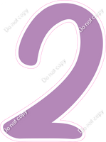 CU 23.5" Individuals - Flat Lavender 2