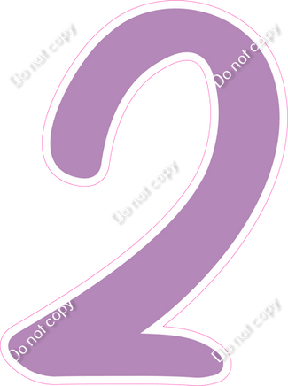 CU 23.5" Individuals - Flat Lavender 2