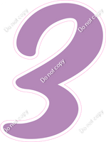 CU 23.5" Individuals - Flat Lavender 3