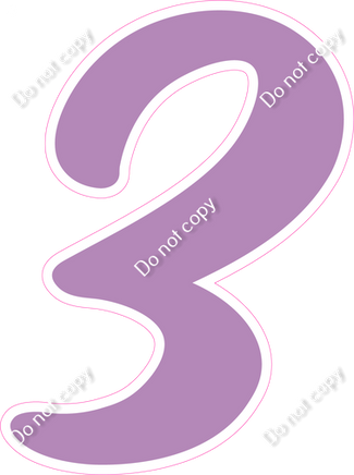 CU 23.5" Individuals - Flat Lavender 3