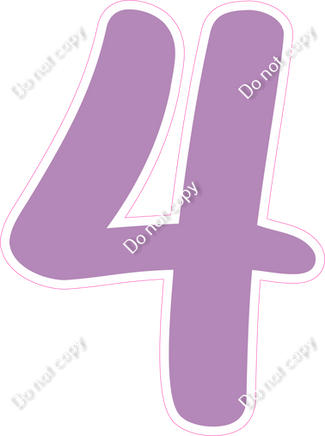 CU 23.5" Individuals - Flat Lavender 4