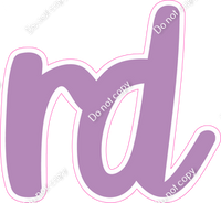 CU 23.5" Individuals - Flat Lavender RD