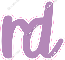 CU 23.5" Individuals - Flat Lavender RD