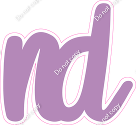 CU 23.5" Individuals - Flat Lavender ND