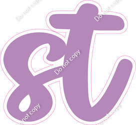 CU 23.5" Individuals - Flat Lavender ST